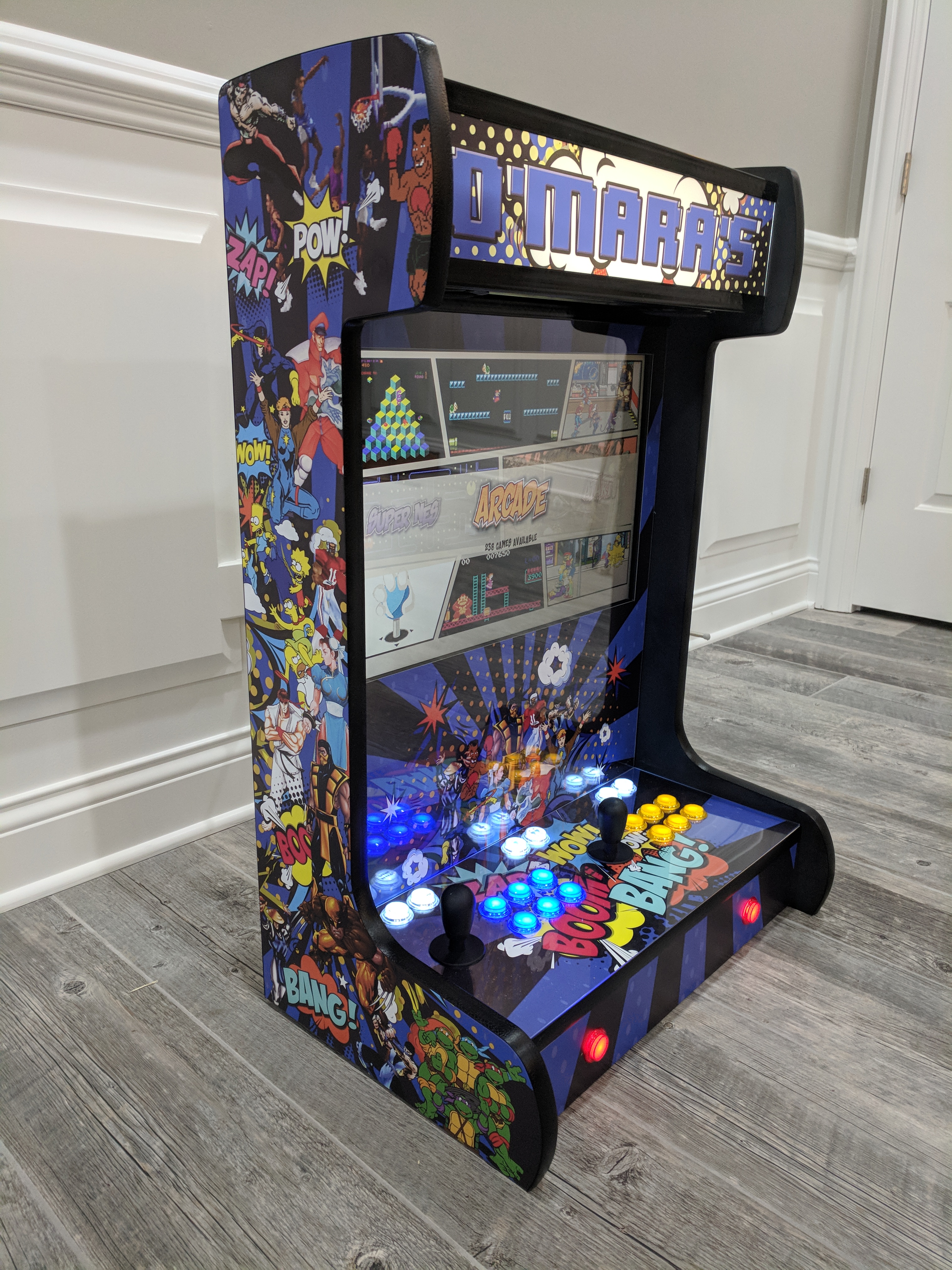 Basement Arcades Customizable Table or Wall mounted Arcade units